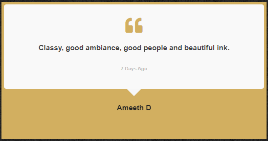 testemonial Ameeth